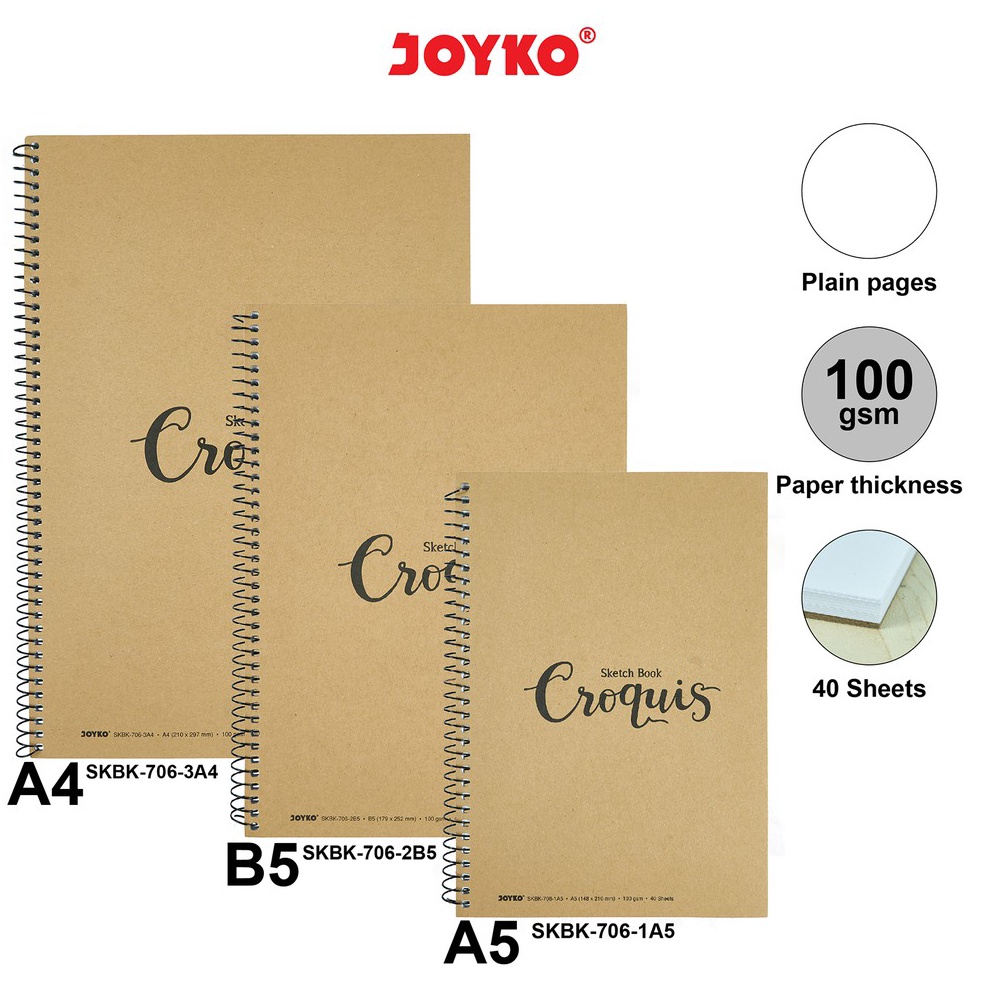 

JFLN7 Buku Sketsa Gambar Sketch Book Joyko SKBK-706 87