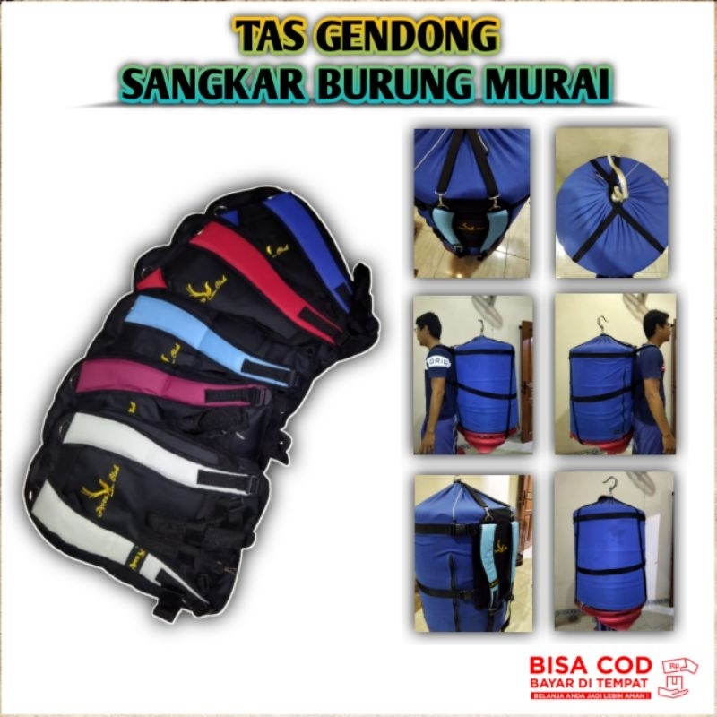 TAS GENDONG SANGKAR BURUNG MURAI BERKUALITAS