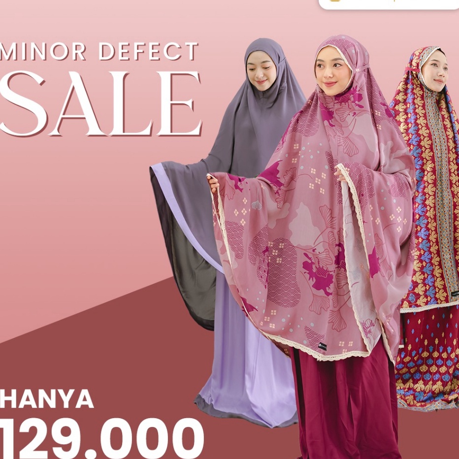 Kirim Langsung ZIANISA - Mukena Dewasa Minor Defect Sale Best