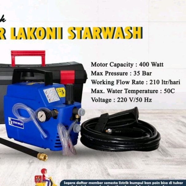 Mesin Cuci AC Lakoni Starwash Jet Cleaner Annovi Starwash Lakoni Italy