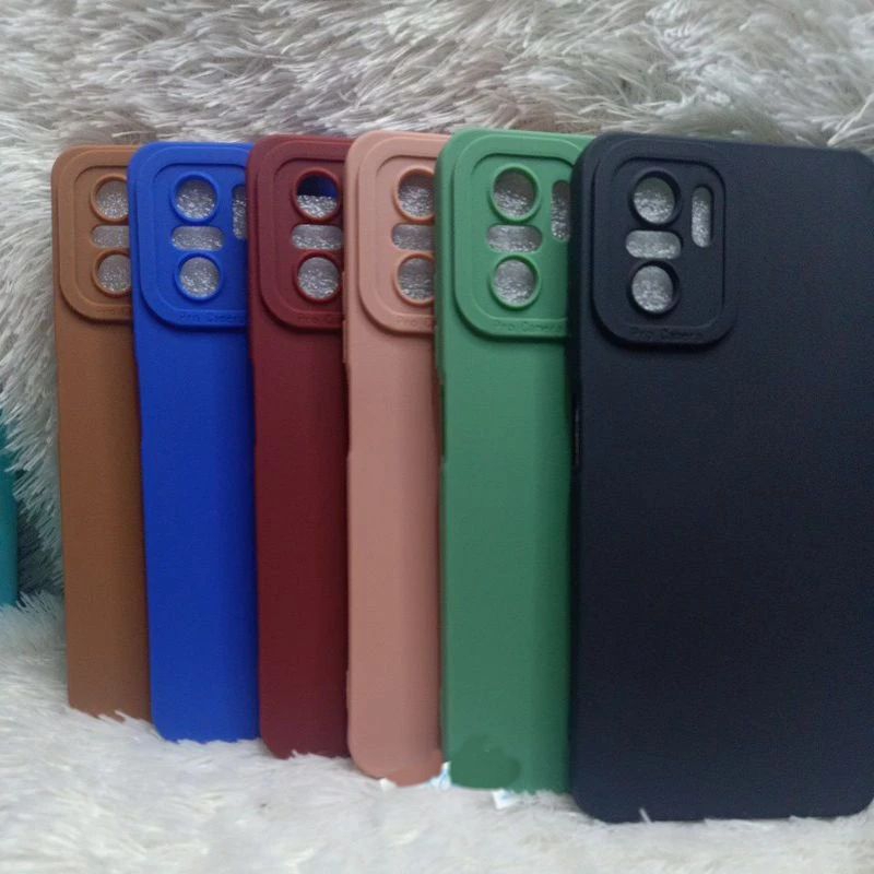 SILIKON SOFTCASE CASING PRO CAMERA REDMI NOTE 10 / REDMI NOTE 10S / REDMI NOTE 10 PRO CASE MACARON M