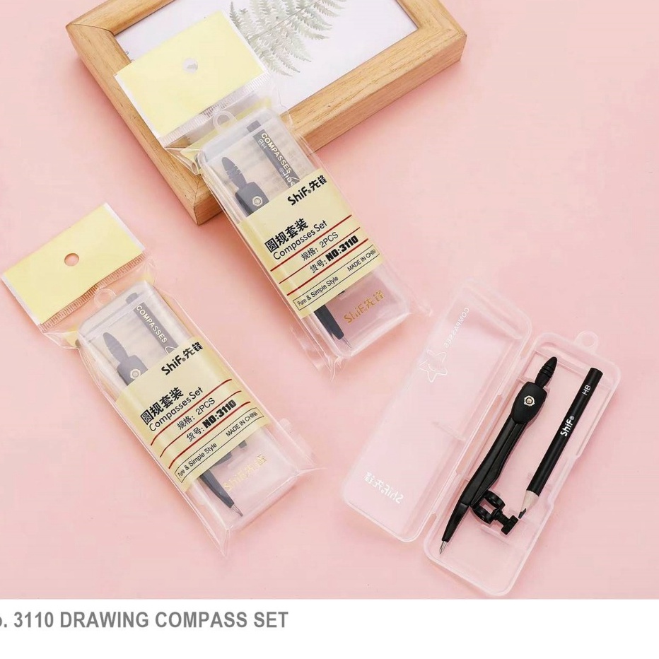 

Terbaru Apazada - Jangka Set Satuan [1 Pcs Jangka] / Math Set / Drawing Compass Set No.3110 ➪➽✳✧