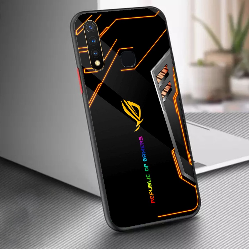 Case VIVO Y19 / VIVO 1915 - Casing Vivo Y19 / Vivo 1915 - ( Logo Gamers ROG ) - Case Hp - Softcase H