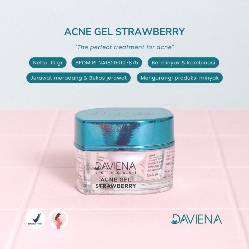 DAVIENA SKINCARE ACNE GEL / ECER DAVIENA SKINCARE ACNE GEL