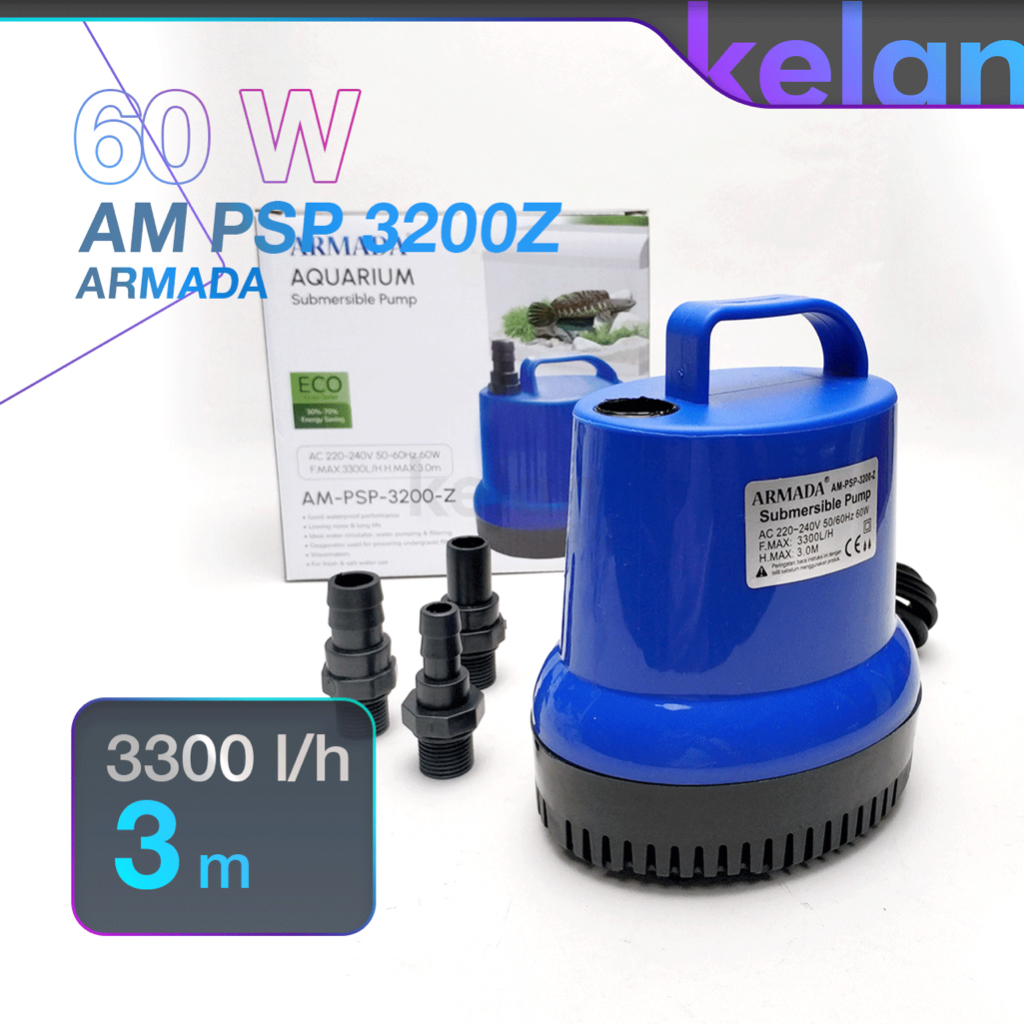 ARMADA AM PSP 3200 Pompa Aquarium Celup 3300 L/h
