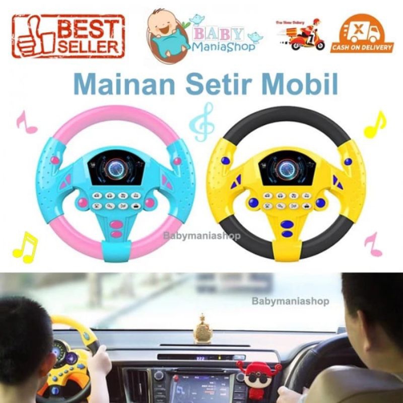 [moon baby] MAINAN SETIR  SETIRAN MOBIL ANAK / SIMULATION STEERING WHEEL