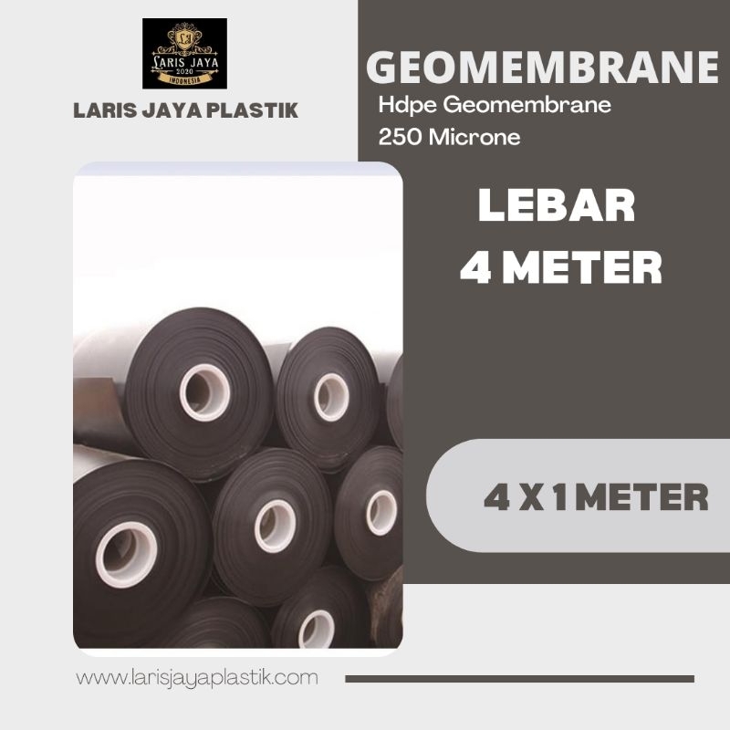 HDPE Geomembrane 250Micron 4x1Meter