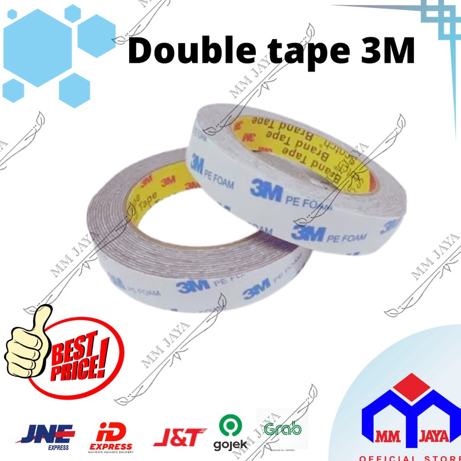 

Diskon Double Tape 3m PE Foam 1600 T 20mm X 4M Double Tape Lem Bolak balik ➤➪✼✰