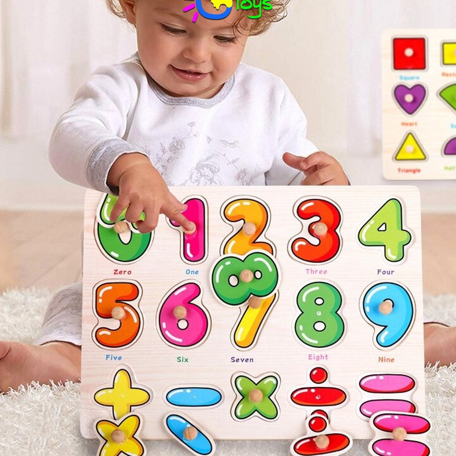 

Terbaru CR-M67-68 Mainan Edukasi Anak Puzzle Kayu Knob Background Bergambar | Wooden Toys Mainan Balok Kayu ➙➼✦❃