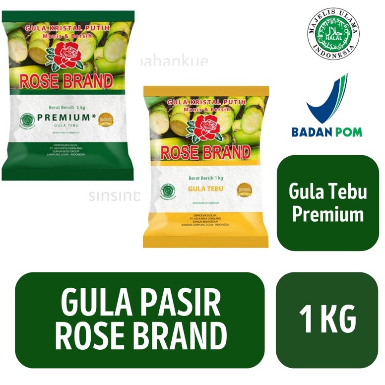 

[☮P71&] Rose Brand Gula Pasir Premium / Gula Tebu Stok Sedikit