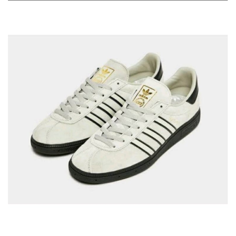 SEPATU ADIDAS MUNCHEN GRAY SPEZIAL PREMIUM BNIB "made Ind