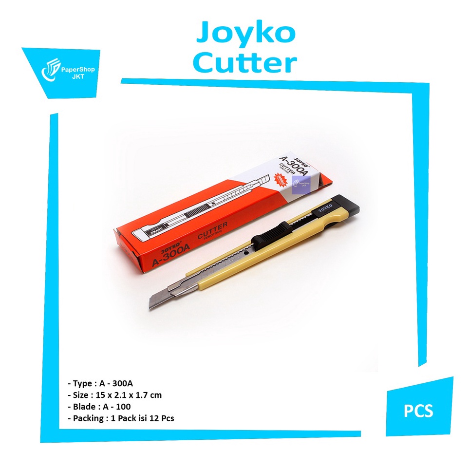 

Kirim Sekarang JOYKO - Cutter A-300A Autolock - Pcs ➮➟✤