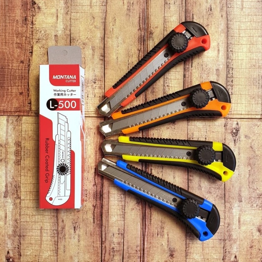 

Best Seller Cutter L500 Montana, pegangan karet. ➻➶✱✼