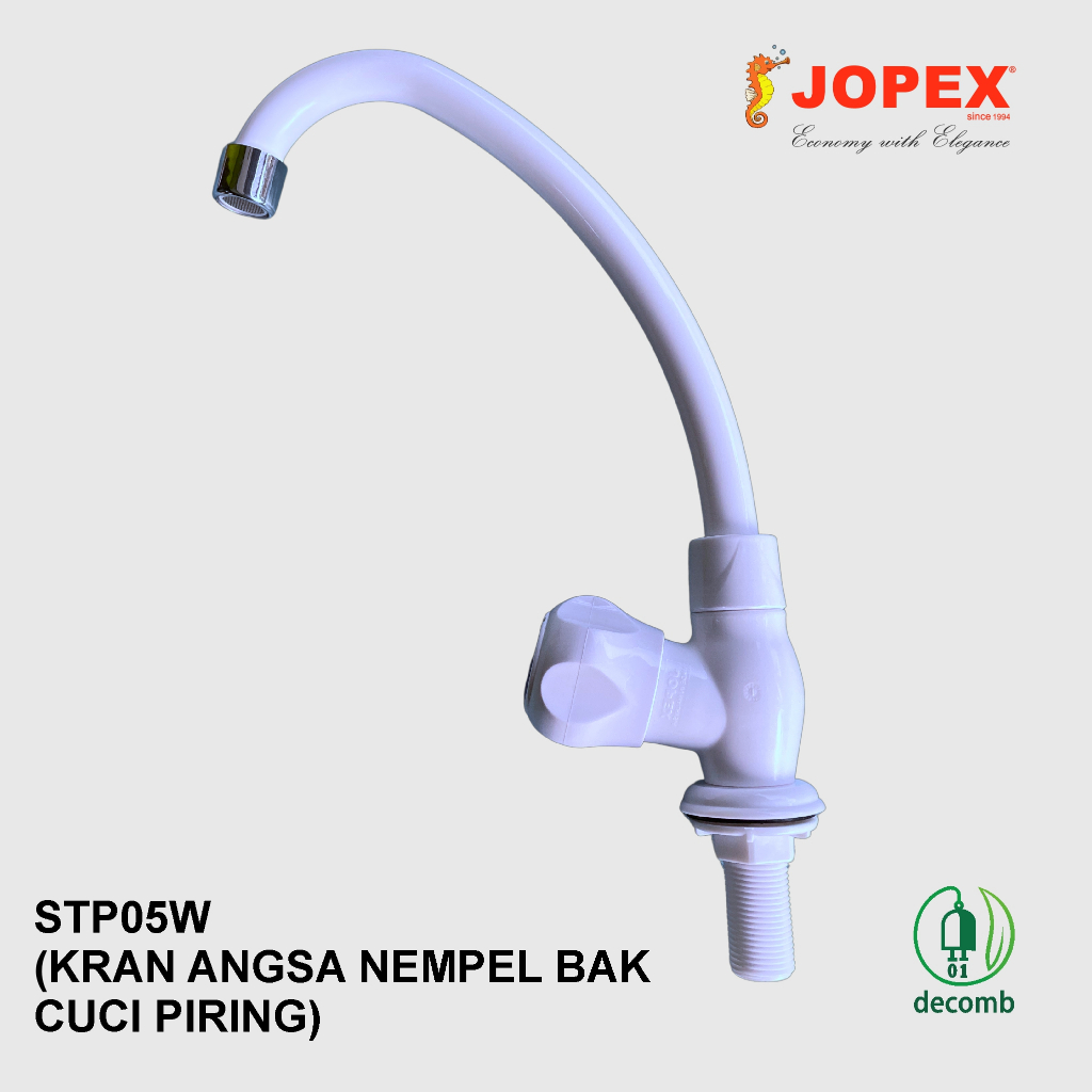 Kran Air Angsa Nempel Bak Cuci Piring Jopex STP05W