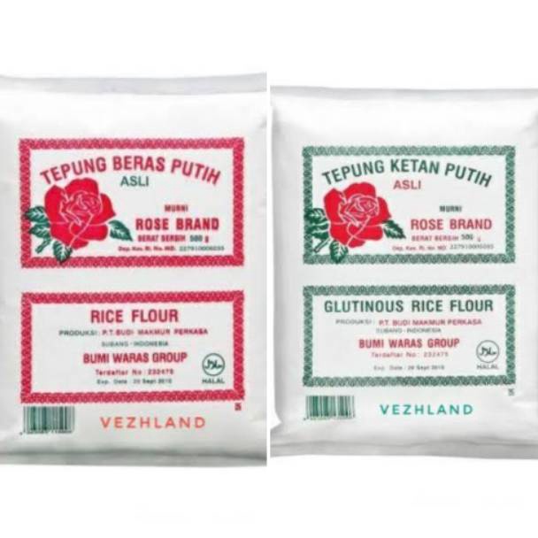 

Terk1n1 Tepung Beras Rose Brand / Tepung Ketan Rose Brand 500gr GOGO Beli
