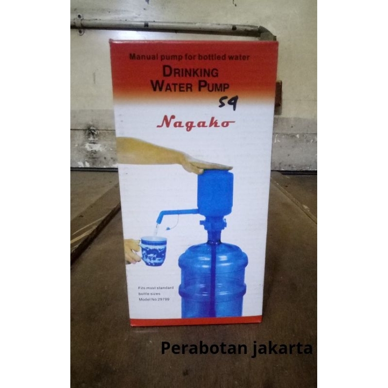 nagako pompa air/pompa air manual/water pump manual/pompa air galon