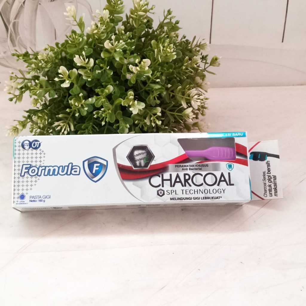 Formula Pasta Gigi Charcoal 160gr + Sikat Gigi