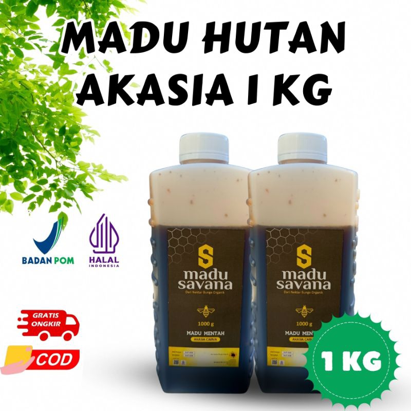 

Madu Hutan Akasia 1000 gram Nectar Bunga Alami - Raw Honey