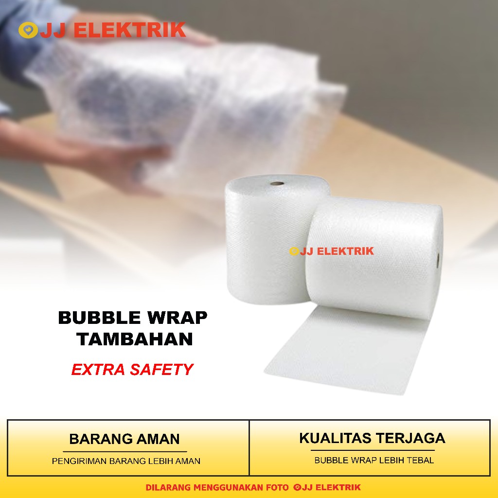

Plastik Bubble Wrap Tambahan Agar Lebih Aman