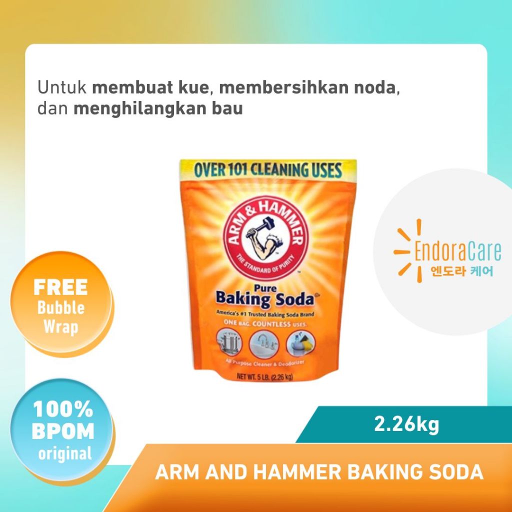 

Arm and Hammer Pure Baking Soda Serbaguna Pouch 2.26 Kg