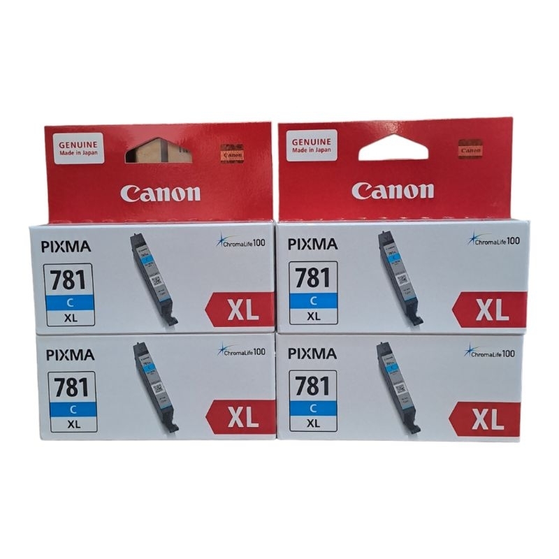 tinta cartridge canon 781xl cyan original