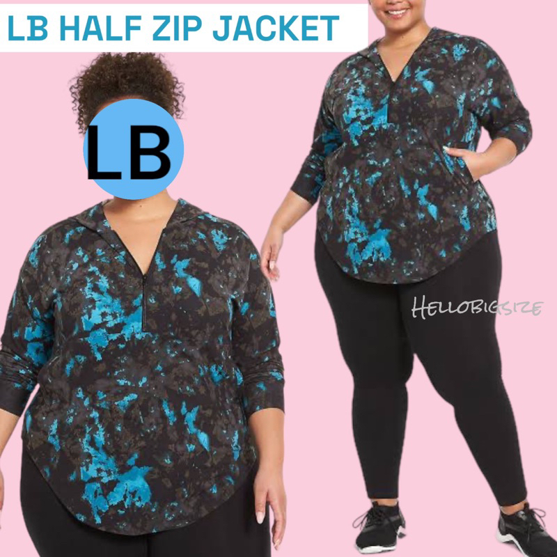 JAKET JUMBO BIGSIZE - LB HALF ZIP JACKET