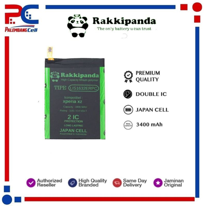 Baterai Xperia XZ / Double Power + IC Rakki Panda