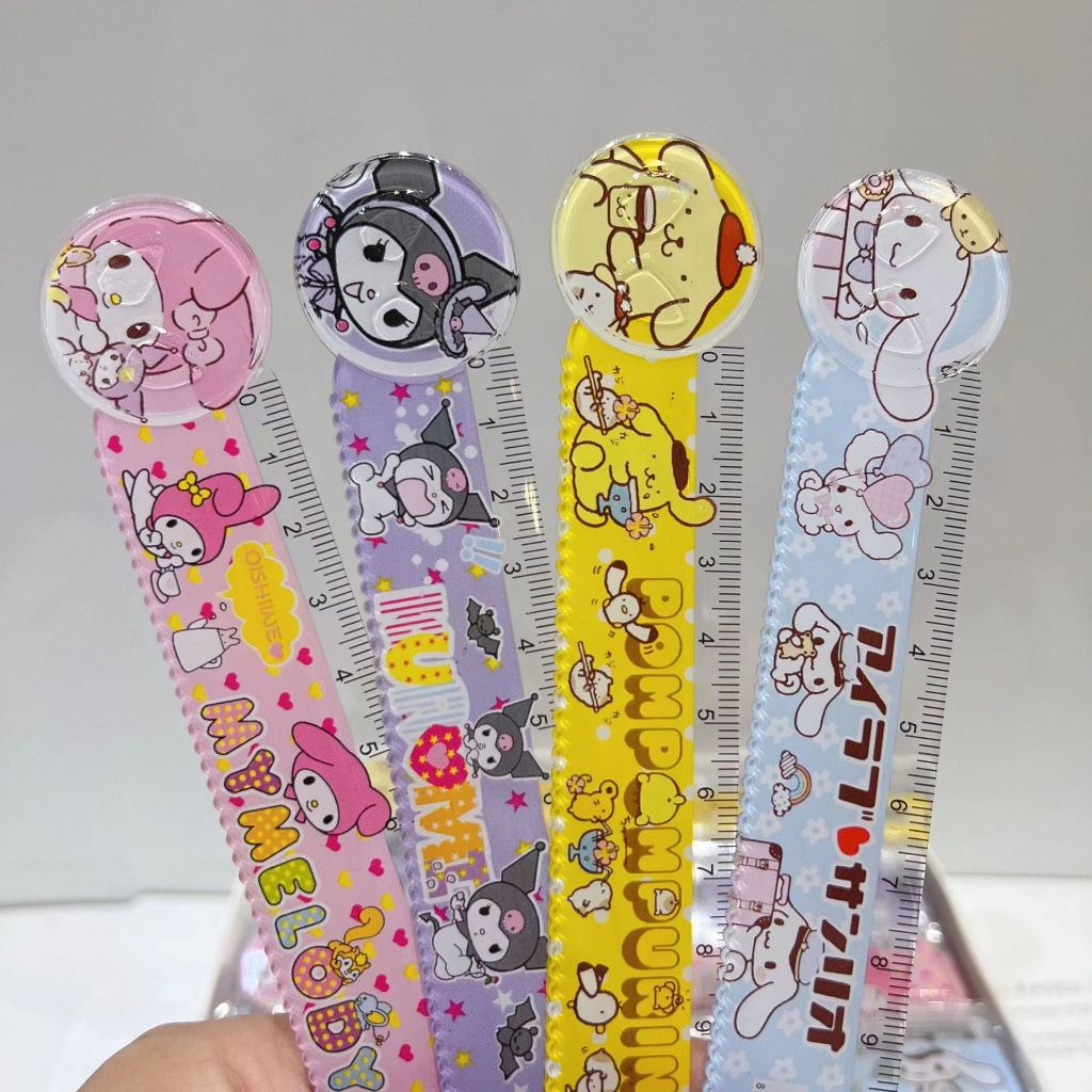 

COD PENGGARIS PREMIUM MOTIF SANRIO / PENGGARIS LUCU IMPORT / RULER KUROMI MELODI CINNAMOROLL POMPURIN