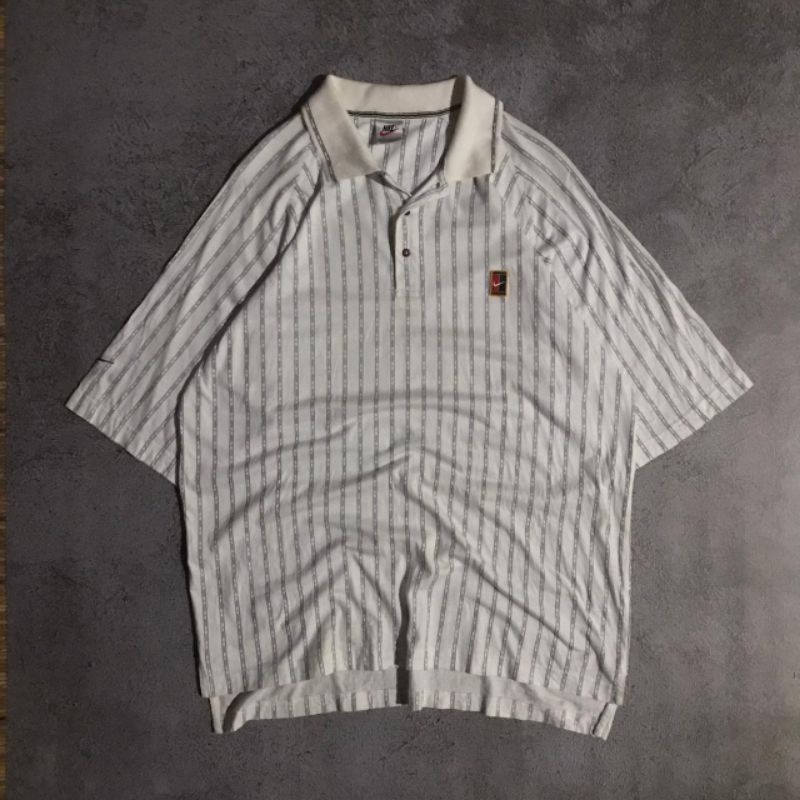 Polo shirt nike court vintage 90's tag
