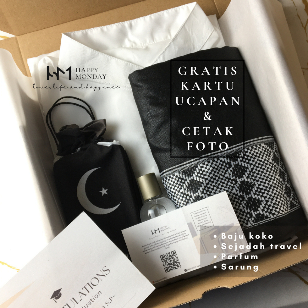 HAMPERS/GIFT BOX/KADO ULANG TAHUN COWOK MUSLIM MURAH PRIA WEDDING/PERNIKAHAN/WISUDA HADIAH