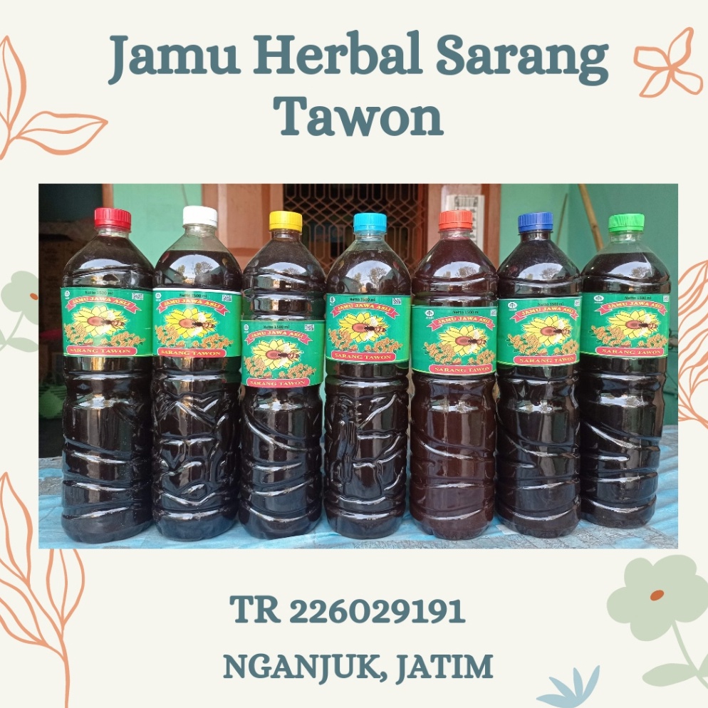 

[✶L43&] JAMU HERBAL SARANG TAWON 1,5 L Fast On