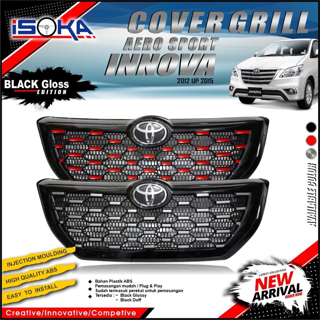Grill Grill depan mobil innova 2012-2015 hitam