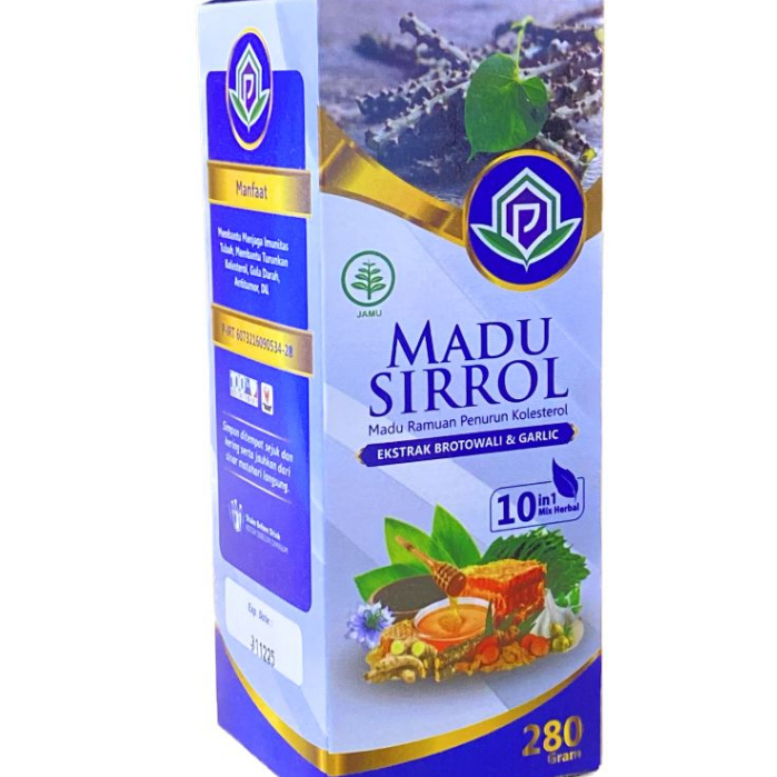 

PROMO EXP BULAN 12 2025 MADU SIRROL Ramuan Herbal Kolestrol Isi 280gr Ekstrak Brotowali & Garlic