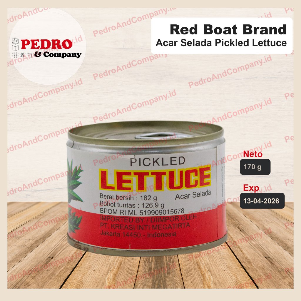 

Red Boat Pickled lettuce (182 gr) - acar selada