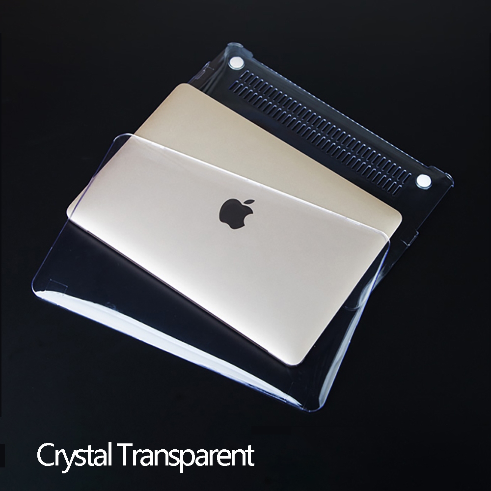 Cover Case Macbook Full Protection Flat Luxury Crystal Macbook Air 13 M2 - M-01 - Transparent