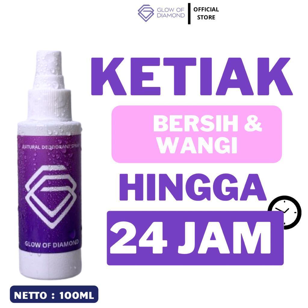 TAWAS SPRAY NATURAL DEODORANT 100 ML - DEODORANT SPRAY - NATURAL DEODORANT - TAWAS MEMUTIHKAN KETIAK