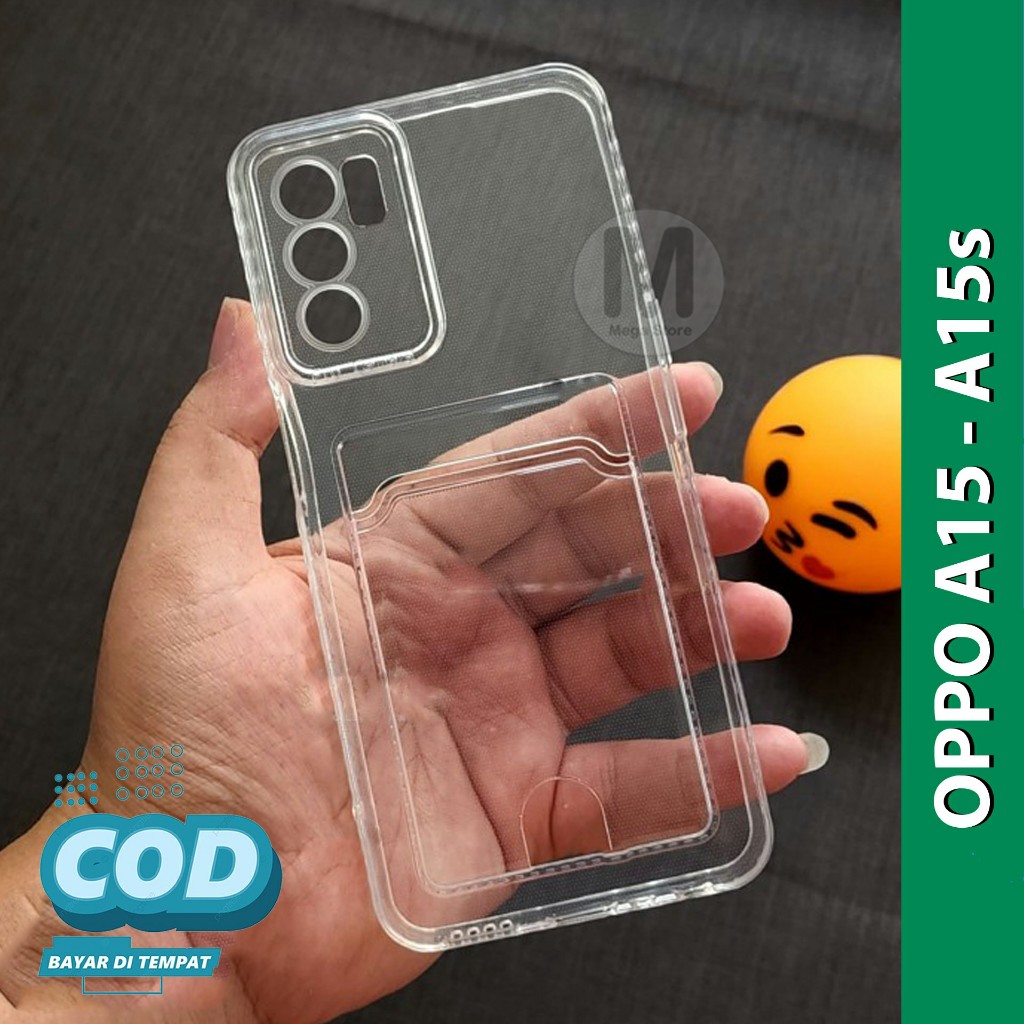 Slot Card Case Oppo A16 A54s Terbaru Silikon Hp Case Slot Card Softcase Card Slot Full Lentur