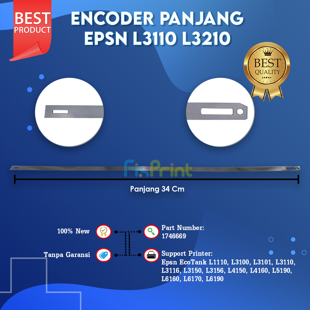 Encoder Panjang Epson L1110 L1210 L3110 L3210 Timing Line L3150 L3156 L4150 L4160 L5190 Original