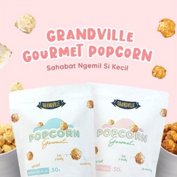 

[✢X67>] Grandville Popcorn Gourmet 50gr Snack anak bayi popcorn anak jagung [172]