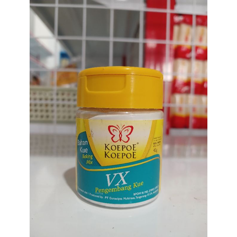 

Vx (Pengembang Kue) koepoe koepoe 45 gram