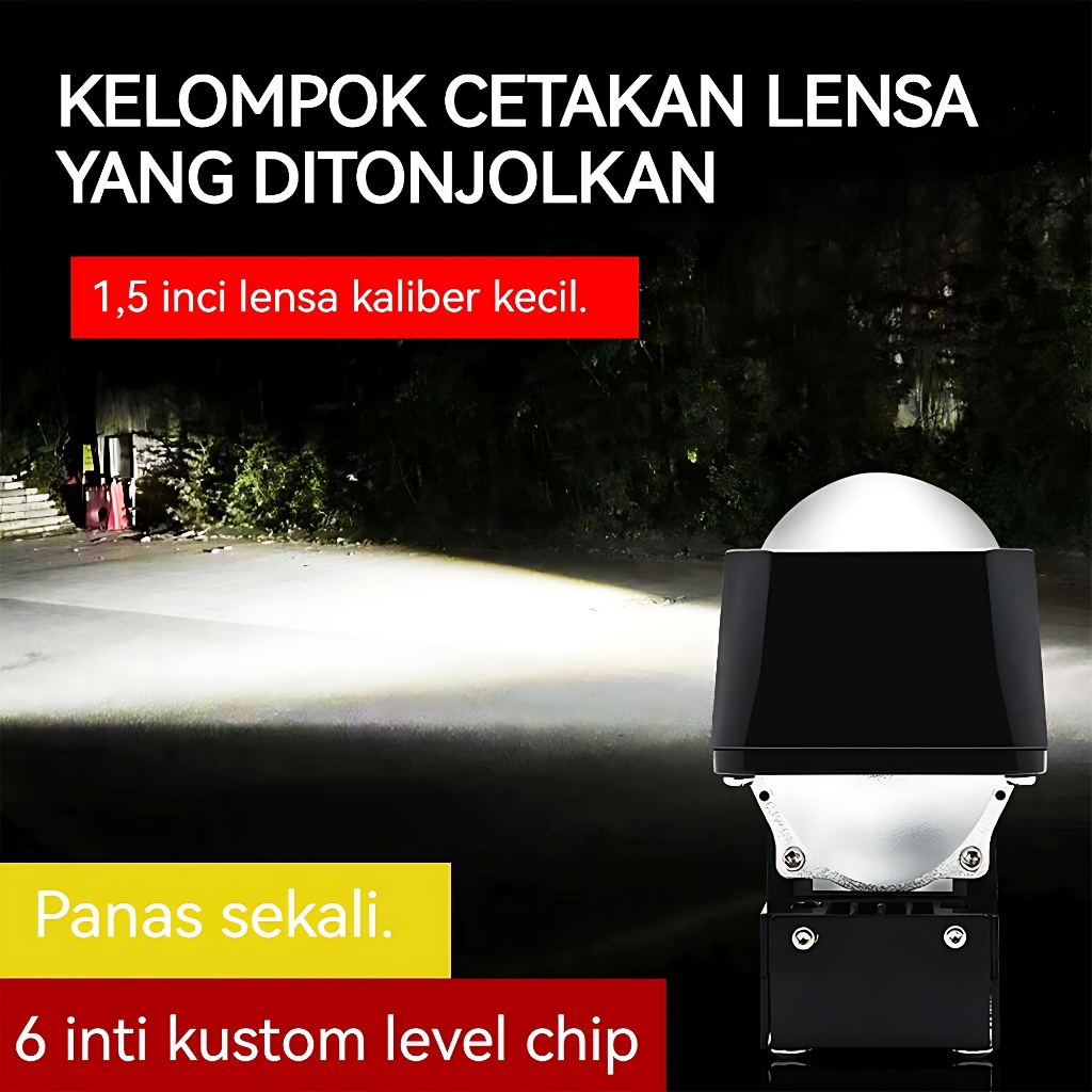 【COD】 BiLED 1.5 Inch - LED Projector Biled Matrix 1,5 Inch