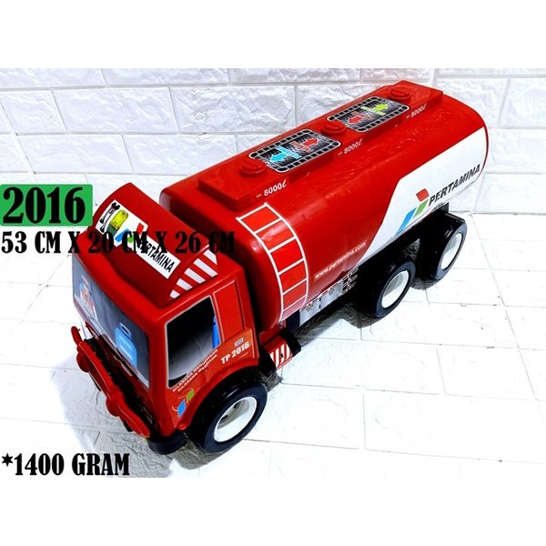 Mainan Anak Mobil Pertamina Besar Monster Truck TP 2016//Mainan Truk Tangki Pertamina Besar