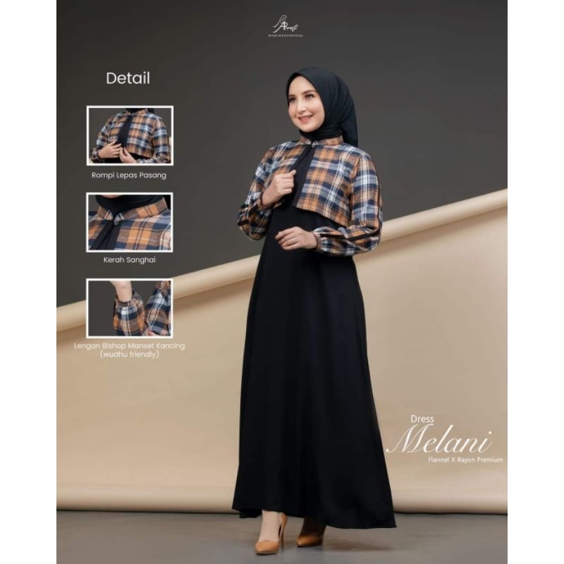 COD✅Gamis/dress/pakaian muslim adem kekinian Ori Ar Rafi