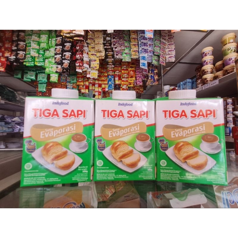 

Susu Evaporasi Tiga Sapi 500g