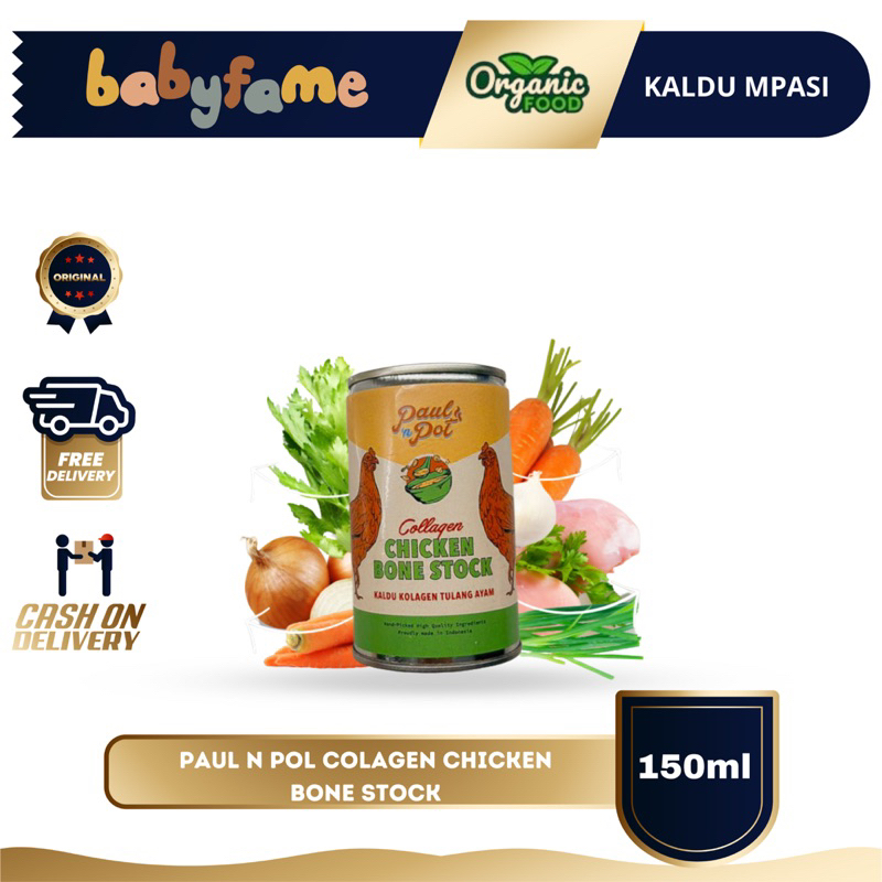 

PAUL N POL COLAGEN CHICKEN BONE STOCK | KALDU TULANG AYAM | 150ML | MPASI