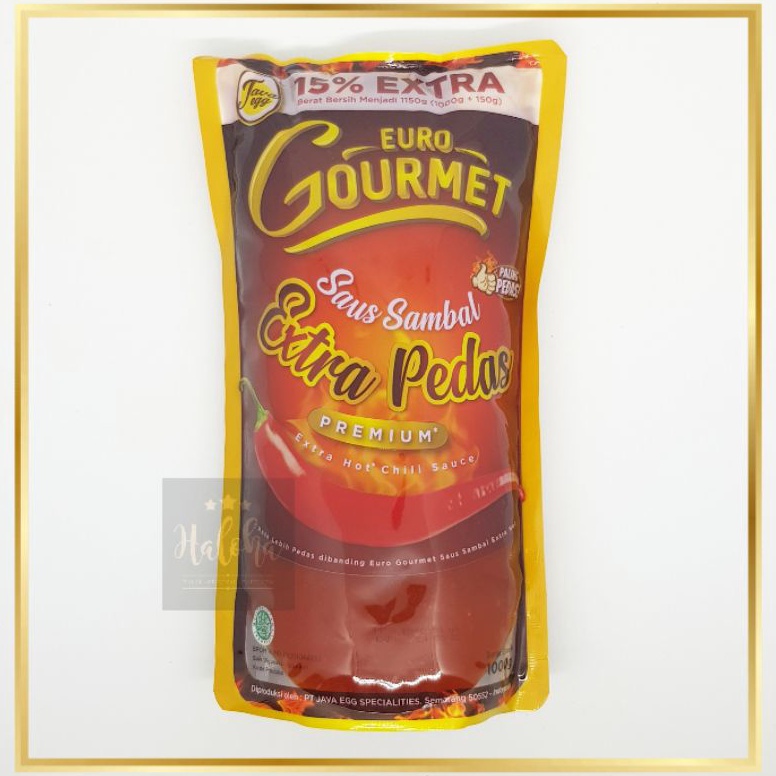 

[♞D6>] Euro Gourmet Saus Sambal Extra Pedas 1000g / 1kg [78]