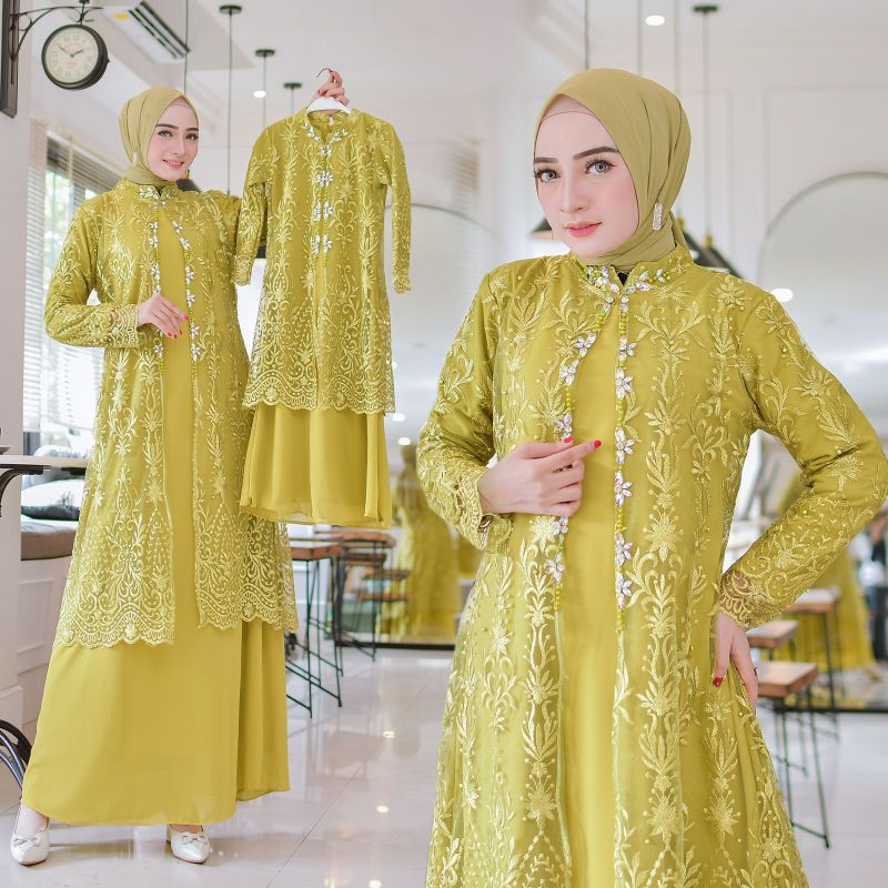 GAMIS COUPLE IBU DAN ANAK | COUPLE IBU DAN ANAK PEREMPUAN | GAUN PESTA MODERN | GAMIS PESTA | GAMIS 