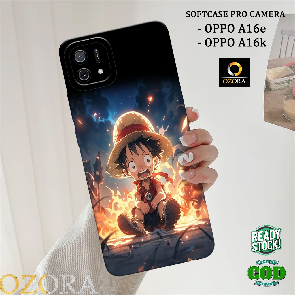 OZORA - Softcase Hp Oppo A16e / A16k Terbaru - Fashion Case ANIME - Case Hp Oppo A16e / A16k - Casin