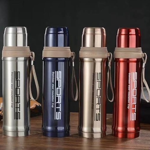 Harga Diskon ◀️ TERMOS STAINLESS TRAVEL PANAS DAN DINGIN TAHAN LAMA 750ML / TERMOS PURE HEALTHY HAPP