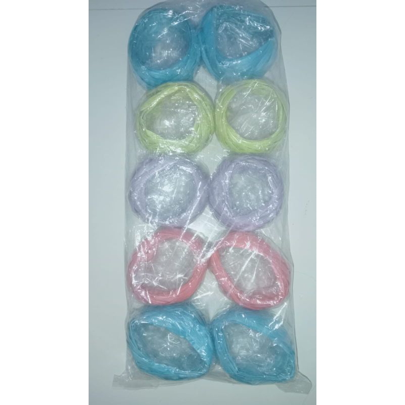 

tali rafia warna warni kecil 1000an